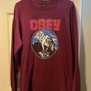 Long sleeve obey t shirt
